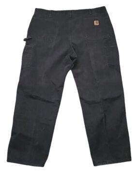 Carhartt Dungaroo Fit B11 BLK Men's Canvas Utility Work Pant 40x32 Black